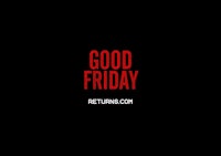 a black background with the words good friday returns com